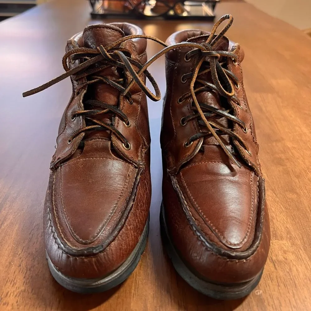 Timberland Waterproof Gore-Tex Leather Chukka Boots Brown Vintage 7-7.5M